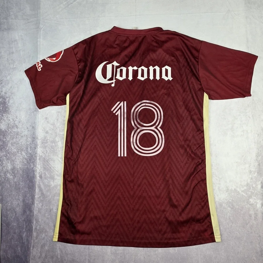 Club America Centenario Football Soccer Jersey‎ Adult Medium Red #18 Corona 2026